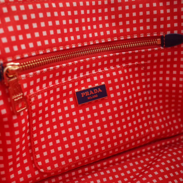 2017新作 PRADA カナパ新色 プラダ コピー CANAPA ギンガムチェック 1BG439 V00XZKI
